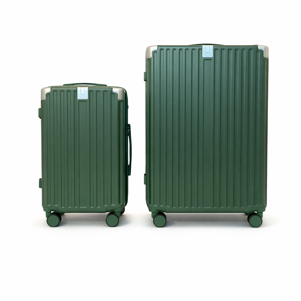 Original Grøn 2-delt kuffertsæt